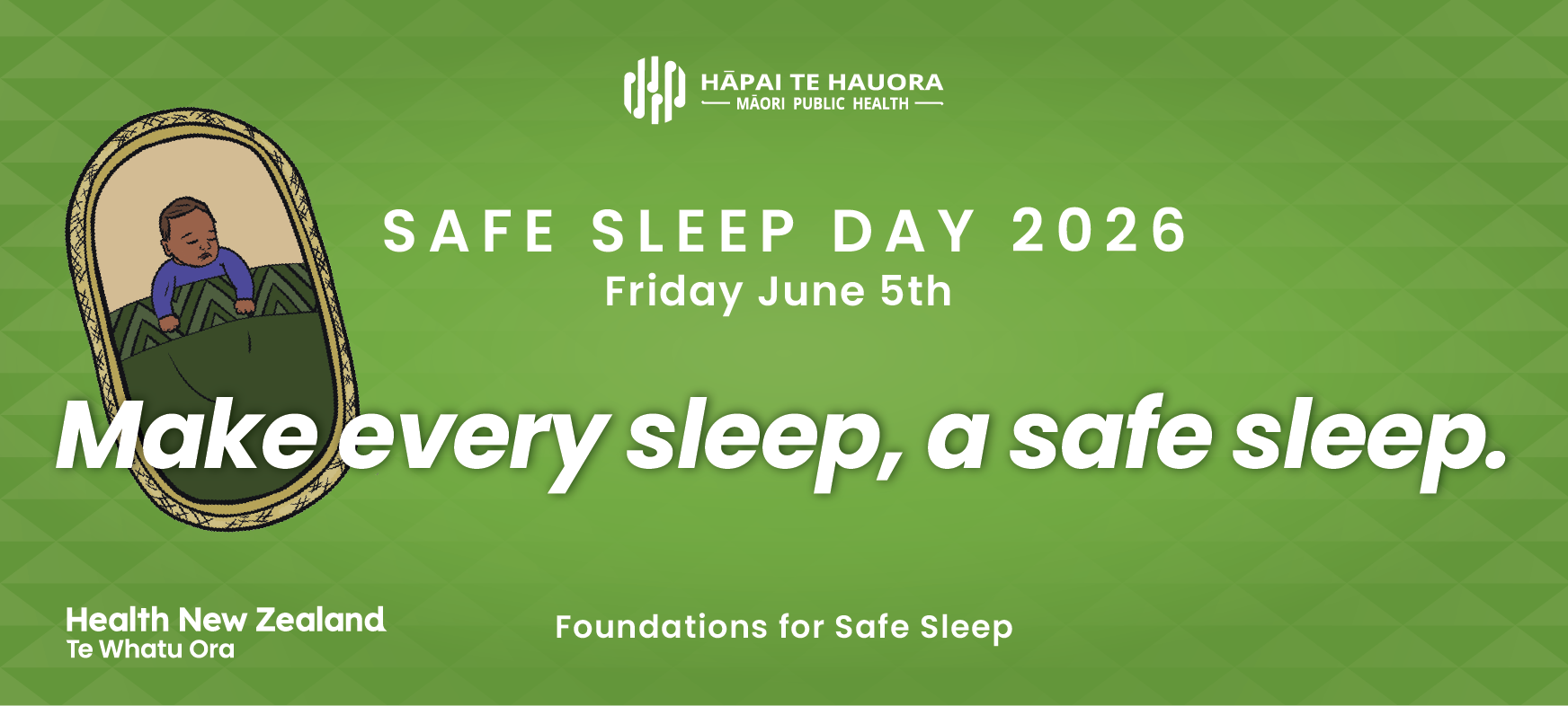 Safe Sleep Day social tile preview